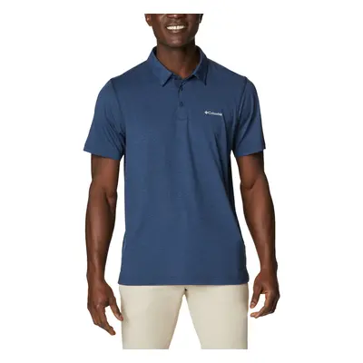 Columbia Tech Trail Polo Shirt Rövid ujjú galléros pólók Kék