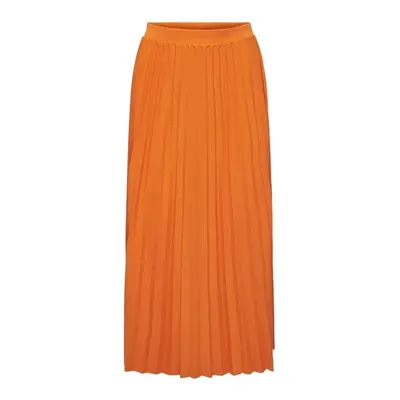 Only Melisa Plisse Skirt - Orange Peel Szoknyák Narancssárga