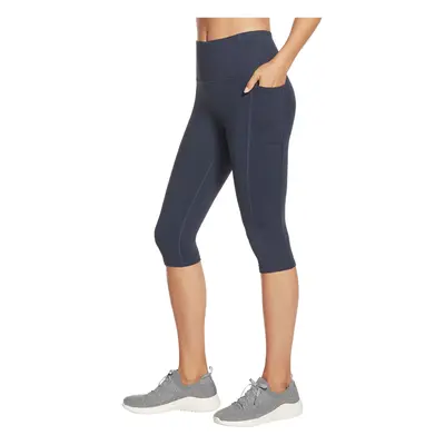 Skechers Go Walk High Waisted Capri Leggins Legging-ek Kék