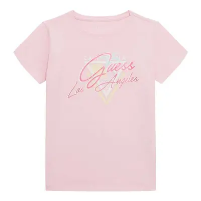 Guess SS SHIRT Rövid ujjú pólók Rózsaszín