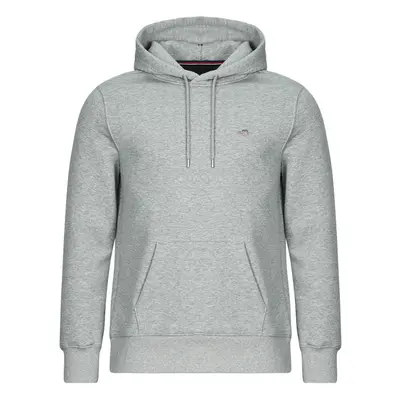 Gant REG SHIELD HOODIE Pulóverek Szürke