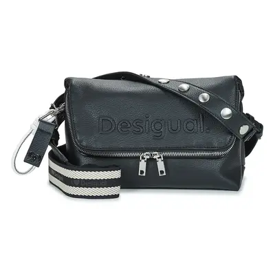 Desigual BAG HALF LOGO VENECIA 3.0 CONT Válltáskák Fekete