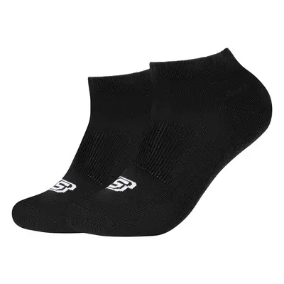 Skechers 2PPK Basic Cushioned Sneaker Socks Zoknik Fekete