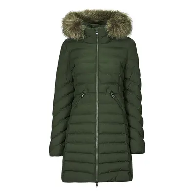 Superdry FUJI HOODED MID FAUSSE FOURRURE Steppelt kabátok Keki