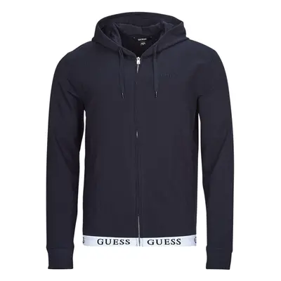 Guess ZIP HOODIE Pulóverek Tengerész