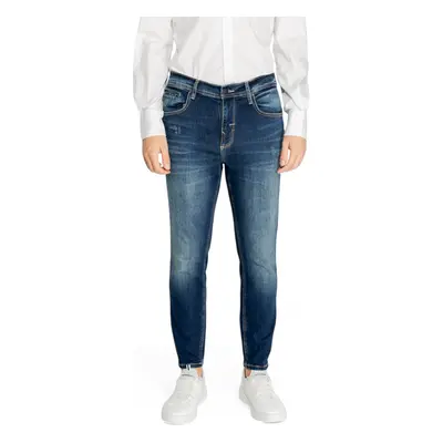 Antony Morato KARL CROPPED MMDT00272-FA750485 Skinny farmerek Kék