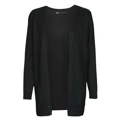 Only ONLLESLY L/S OPEN CARDIGAN KNT NOOS Mellények / Kardigánok Fekete