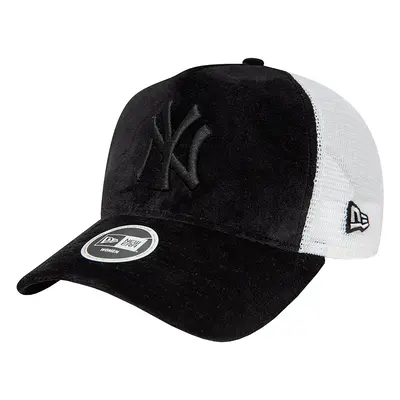 New-Era New York Yankees Velour Trucker Cap Baseball sapkák Fekete