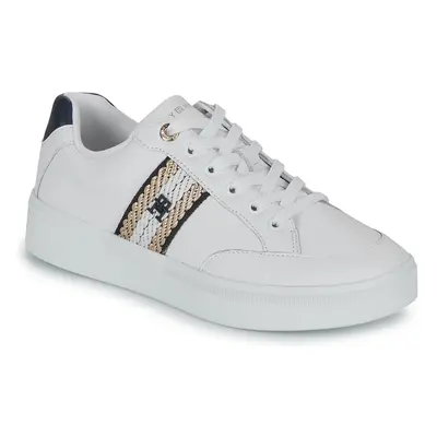 Tommy Hilfiger COURT SNEAKER WITH WEBBING Rövid szárú edzőcipők Fehér