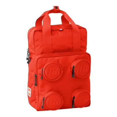 Lego Brick 2x2 Backpack Hátitáskák Piros