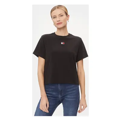 Tommy Jeans DW0DW17391 Pólók / Galléros Pólók Fekete