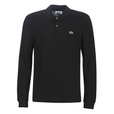 Lacoste L1312 Hosszú ujjú galléros pólók Fekete