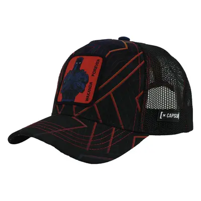 Capslab Marvel Black Panther Cap Baseball sapkák Fekete