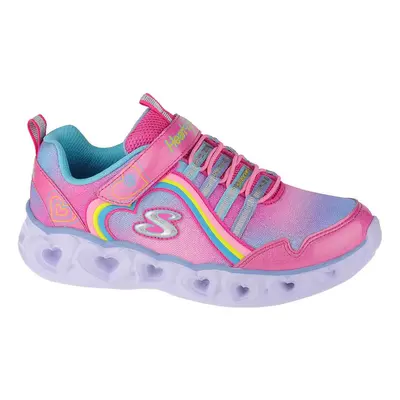 Skechers Heart Lights-Rainbow Lux Rövid szárú edzőcipők Rózsaszín