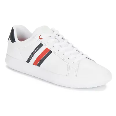 Tommy Hilfiger ESSENTIAL LEATHER CUPSOLE Rövid szárú edzőcipők Fehér