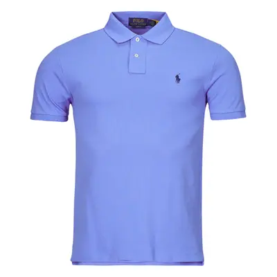 Polo Ralph Lauren POLO AJUSTE SLIM FIT EN COTON BASIC MESH Rövid ujjú galléros pólók Tengerész