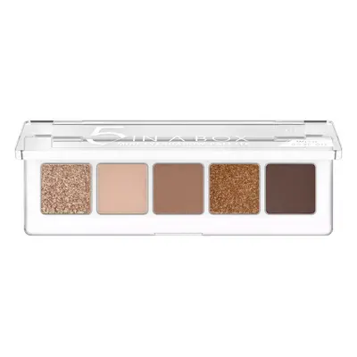 Catrice Mini Eyeshadow Palette 5 In A Box - 10 Golden Nude Look Szemfesték paletták Barna