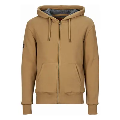 Superdry HOODED ZIP Pulóverek Barna