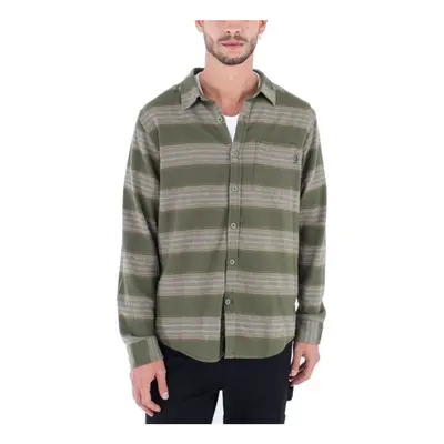 Hurley PORTLAND ORGANIC FLANNEL Pólók / Galléros Pólók Zöld