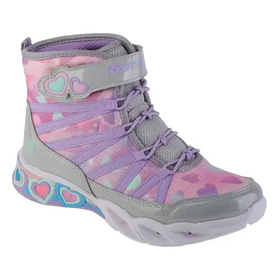 Skechers Sweetheart Lights - Dreamy Love Csizmák Ezüst