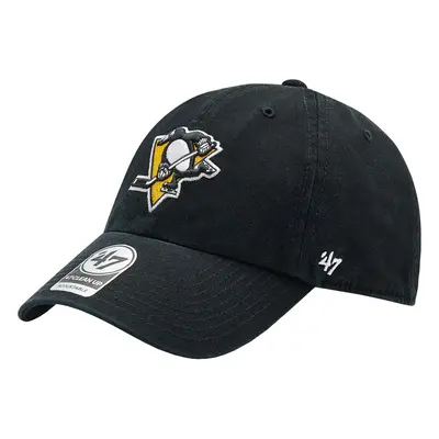 '47 Brand NHL Pittsburgh Penguins Cap Baseball sapkák Fekete