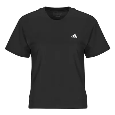 adidas Essentials Small Logo T-Shirt Rövid ujjú pólók Fekete