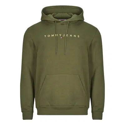 Tommy Jeans TJM REG LINEAR GOLD HOOD EXT Pulóverek Keki