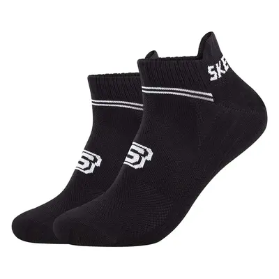 Skechers 2PPK Mesh Ventilation Bamboo Socks Sport zoknik Fekete