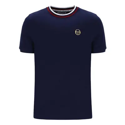 Sergio Tacchini Rainer T-Shirt Maritime Blue/Sun Dried Tomato Pólók / Galléros Pólók Kék