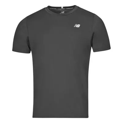 New Balance CORE RUN SHORT SLEEVES Rövid ujjú pólók Fekete