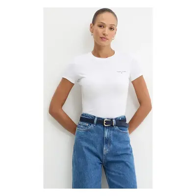 Tommy Jeans DW0DW18785 Pólók / Galléros Pólók Fehér