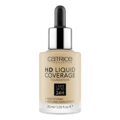 Catrice HD Coverage Liquid Foundation - 36 Hazelnut Beige Alapozók Bézs