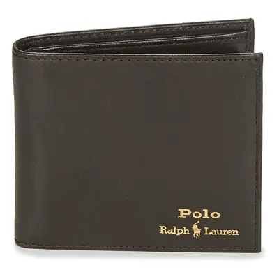 Polo Ralph Lauren GLD FL BFC-WALLET-SMOOTH LEATHER Pénztárcák Barna