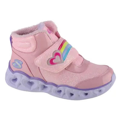 Skechers Heart Lights - Brilliant Rainbow Csizmák Rózsaszín