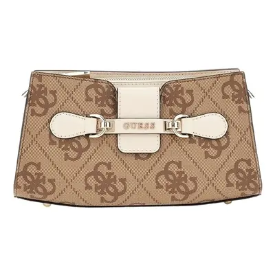 Guess NOLANA CROSSBODY TOP ZIP Kézitáskák Bézs