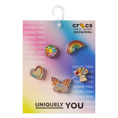 Crocs JIBBITZ Rainbow Elvtd Festival 5 Pack Cipő kiegészítők Sokszínű