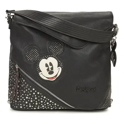 Desigual BACK MICKEY STUDSTYLE JERSEYMAX PU BLACK Hátitáskák Fekete