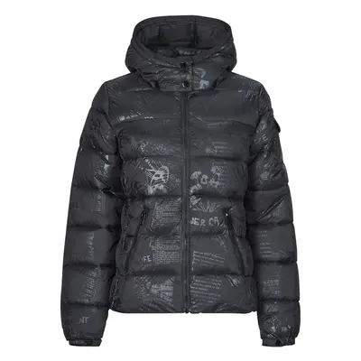 Desigual PADDED DRAMMEN Steppelt kabátok Fekete