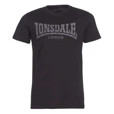 Lonsdale LOGO KAI Rövid ujjú pólók Fekete