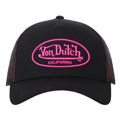 Von Dutch CASQUETTE BASEBALL SERGE PRINT RUBBER FLUO Baseball sapkák Fekete