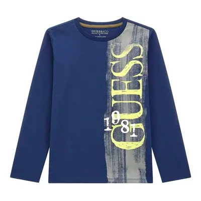 Guess LS T SHIRT Hosszú ujjú pólók Kék