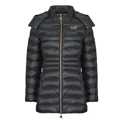 Emporio Armani EA7 CORE LADY CABAN COAT Steppelt kabátok Fekete