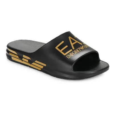 Emporio Armani EA7 CRUSHER DISTANCE SLIDE strandpapucsok Fekete