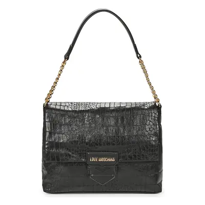 Love Moschino SUPER SOFT CROCO JC4284PP0 Válltáskák Fekete