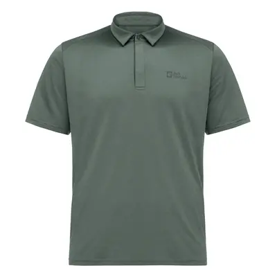 Jack Wolfskin Delfami Polo Shirt Rövid ujjú galléros pólók Zöld