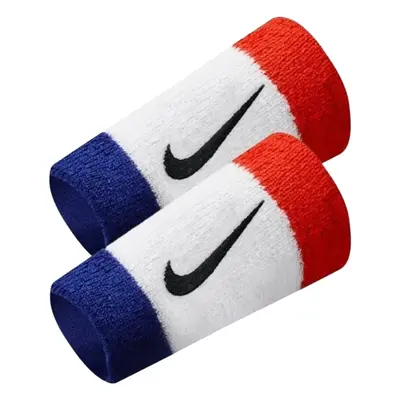 Nike Swoosh Double Wide Wristbands Sport kiegészítők Fehér