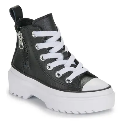 Converse CHUCK TAYLOR ALL STAR LUGGED LIFT PLATFORM LEATHER Magas szárú edzőcipők Fekete