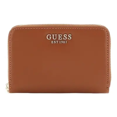 Guess LAUREL SLG MEDIUM ZIP AROUND Pénztárcák Barna