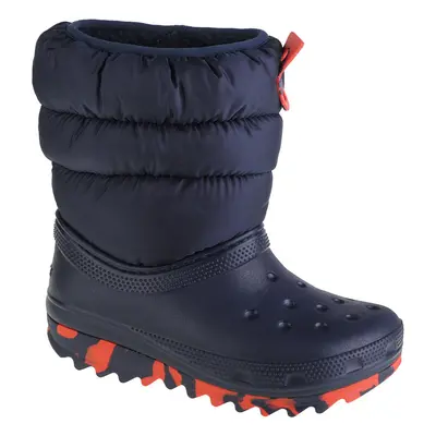 Crocs Classic Neo Puff Boot Kids Hótaposók Kék