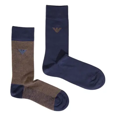 Emporio Armani EA7 SOCK 2-PACK 302302 4F295 Zoknik Kék